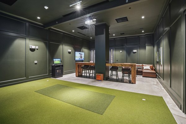 game room at The Lodge Apartments