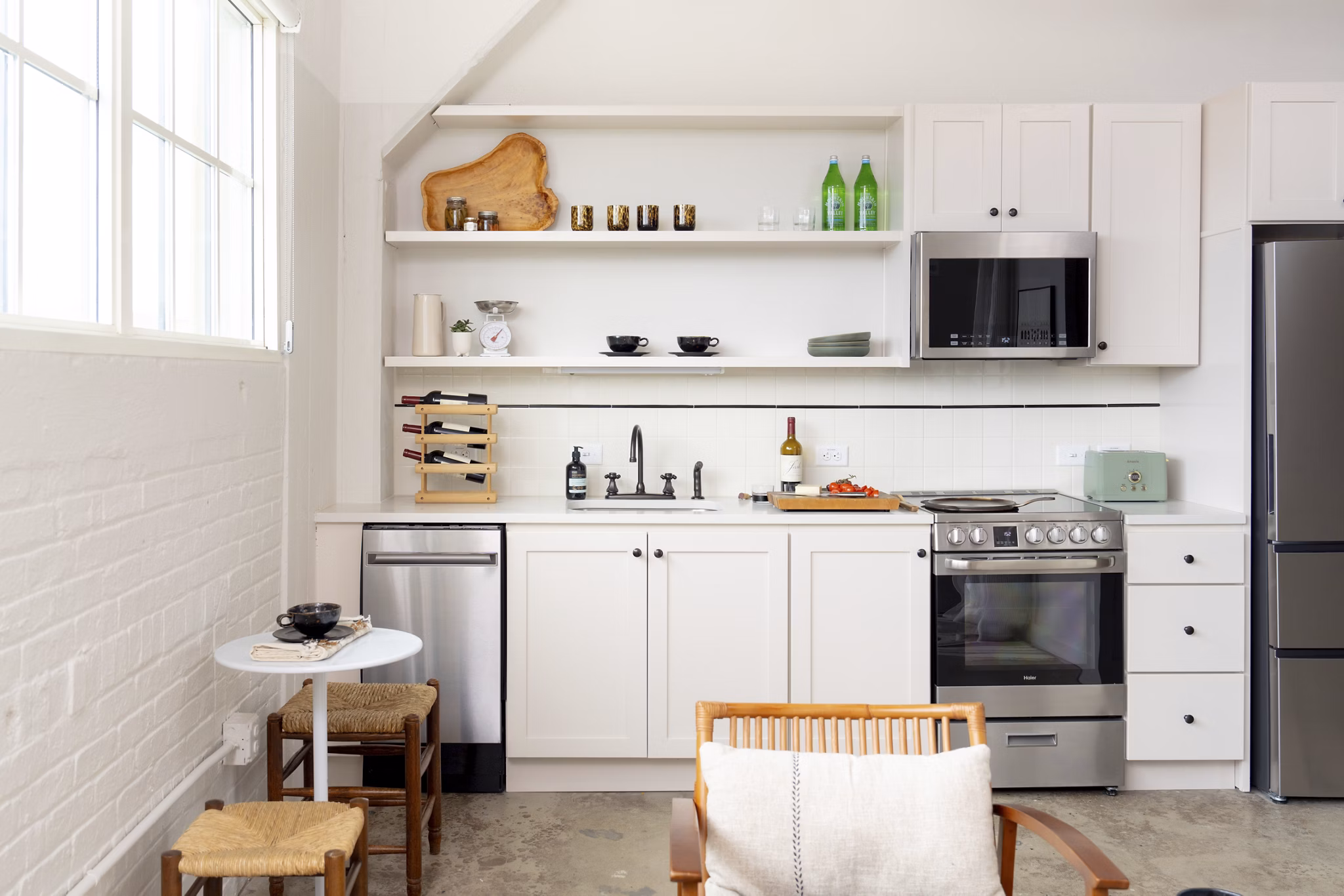kitchen at Storehouse Nine Apartments