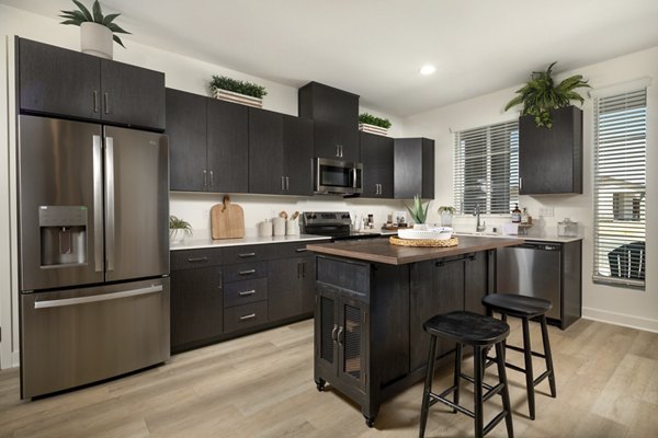 kitchen at Vello Crossings Apartments 