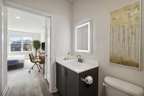 bathroom at Springside Middletown Apartments