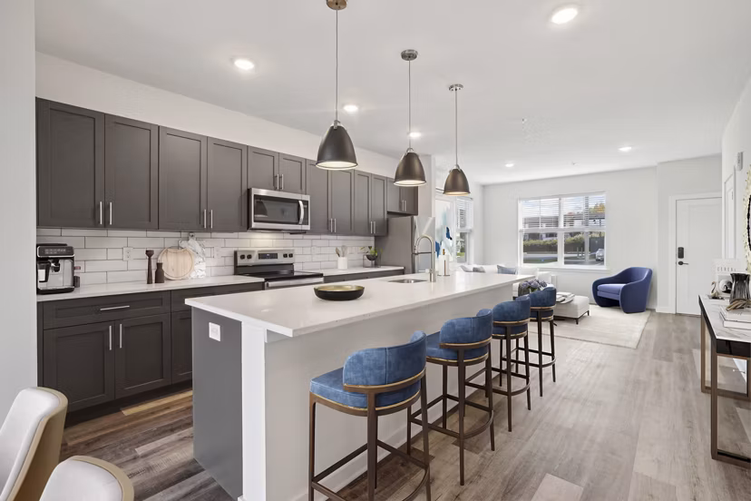 kitchen at Springside Middletown Apartments