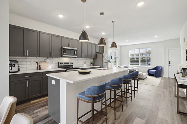 kitchen at Springside Middletown Apartments