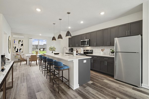 kitchen at Springside Middletown Apartments 