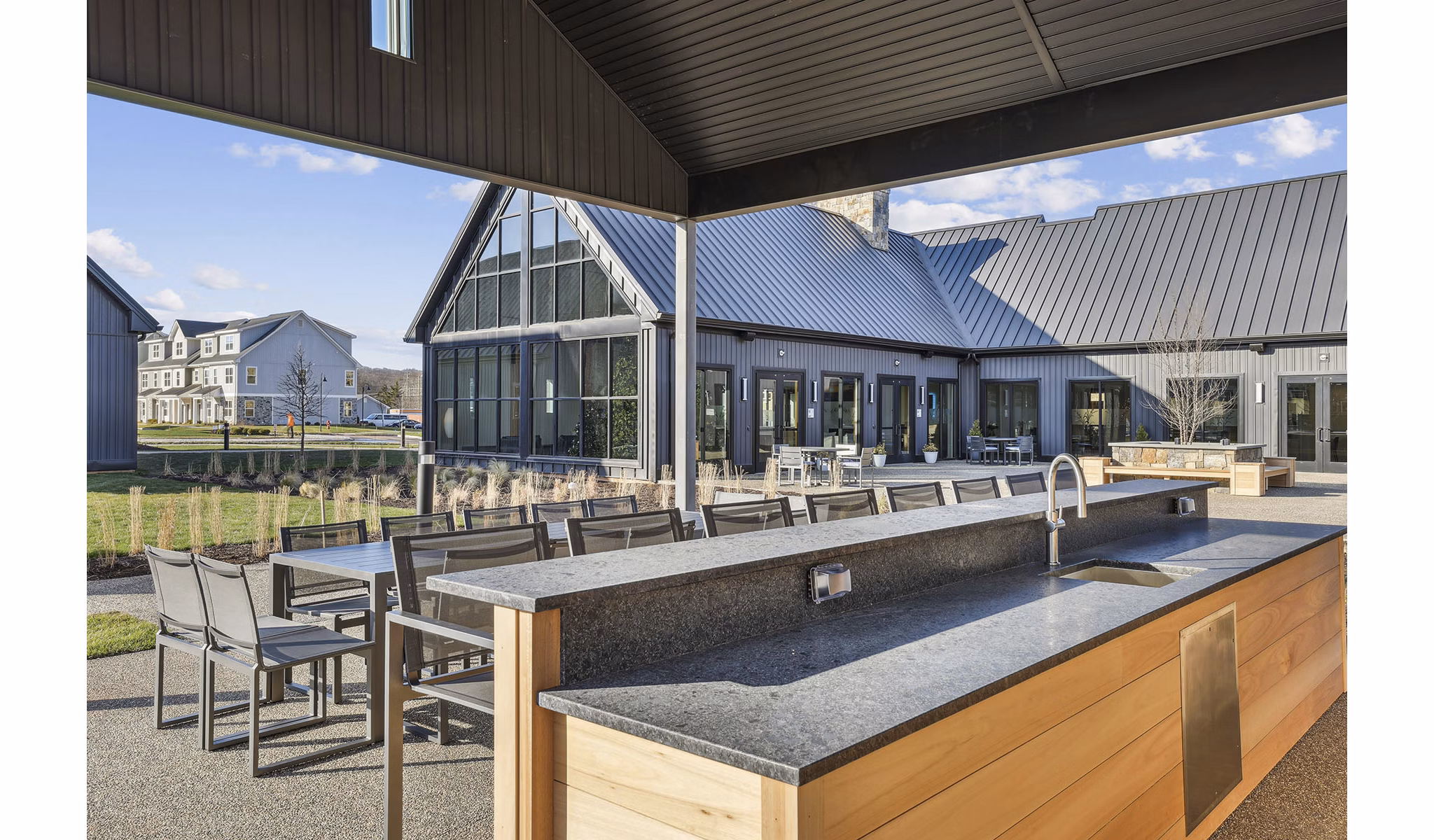 recreational area at Springside Middletown Apartments