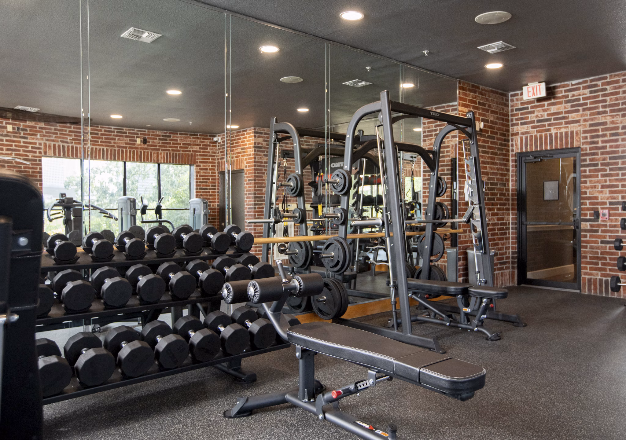 Fitness Center at Sabine Street Lofts Apartments