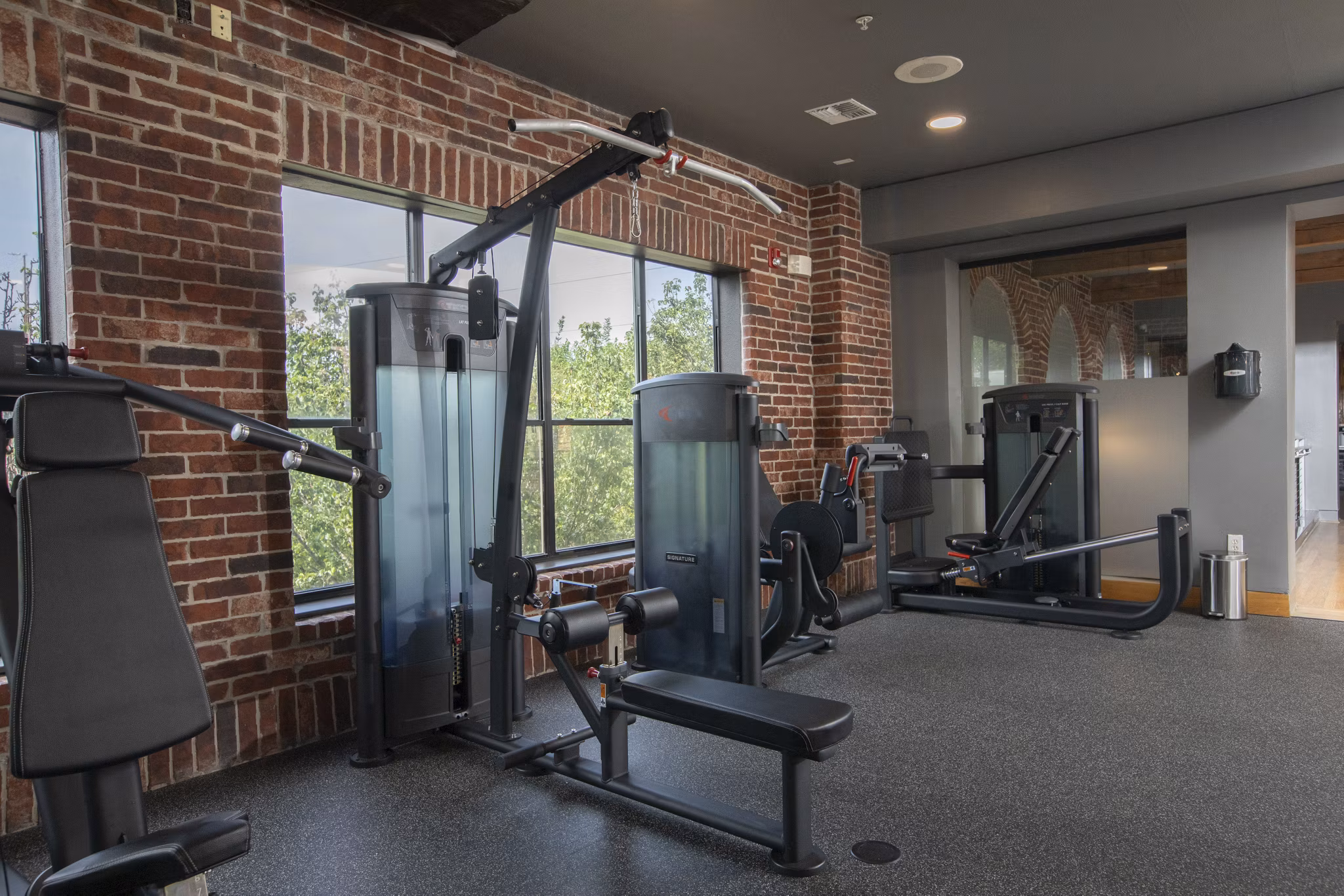 Fitness Center at Sabine Street Lofts Apartments