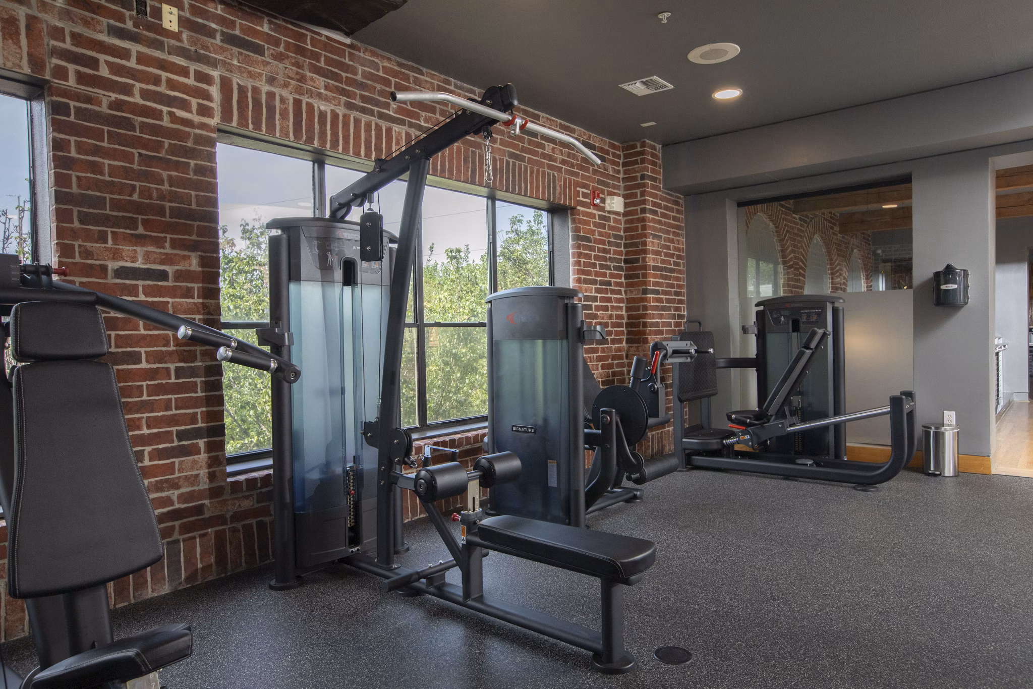 Fitness Center at Sabine Street Lofts Apartments
