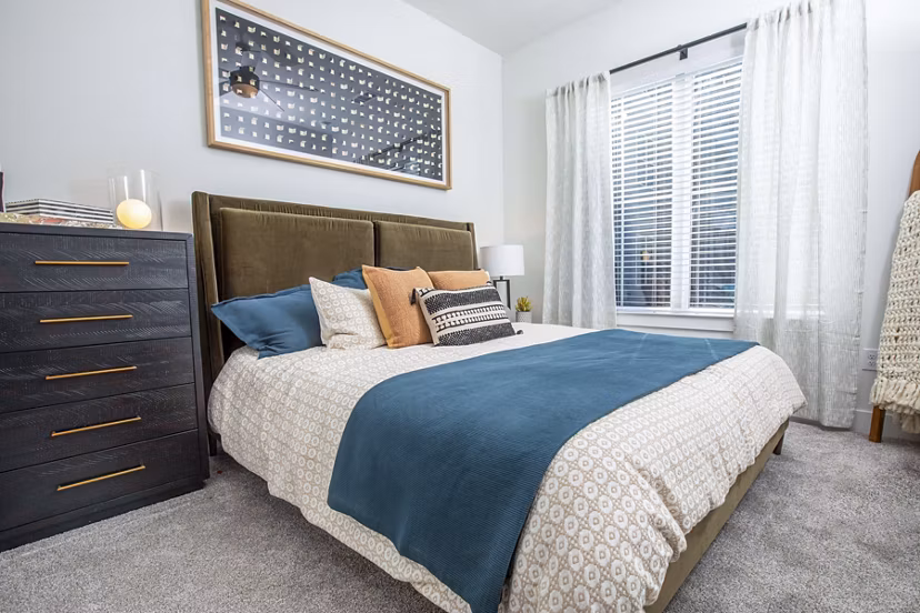 bedroom at Lenox at the Grid Apartments