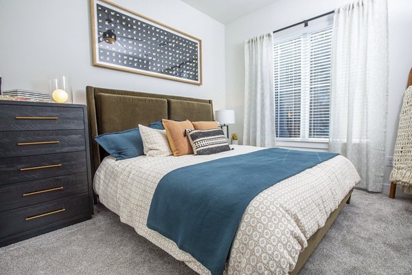 bedroom at Lenox at the Grid Apartments