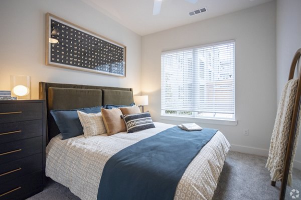 bedroom at Lenox at the Grid Apartments