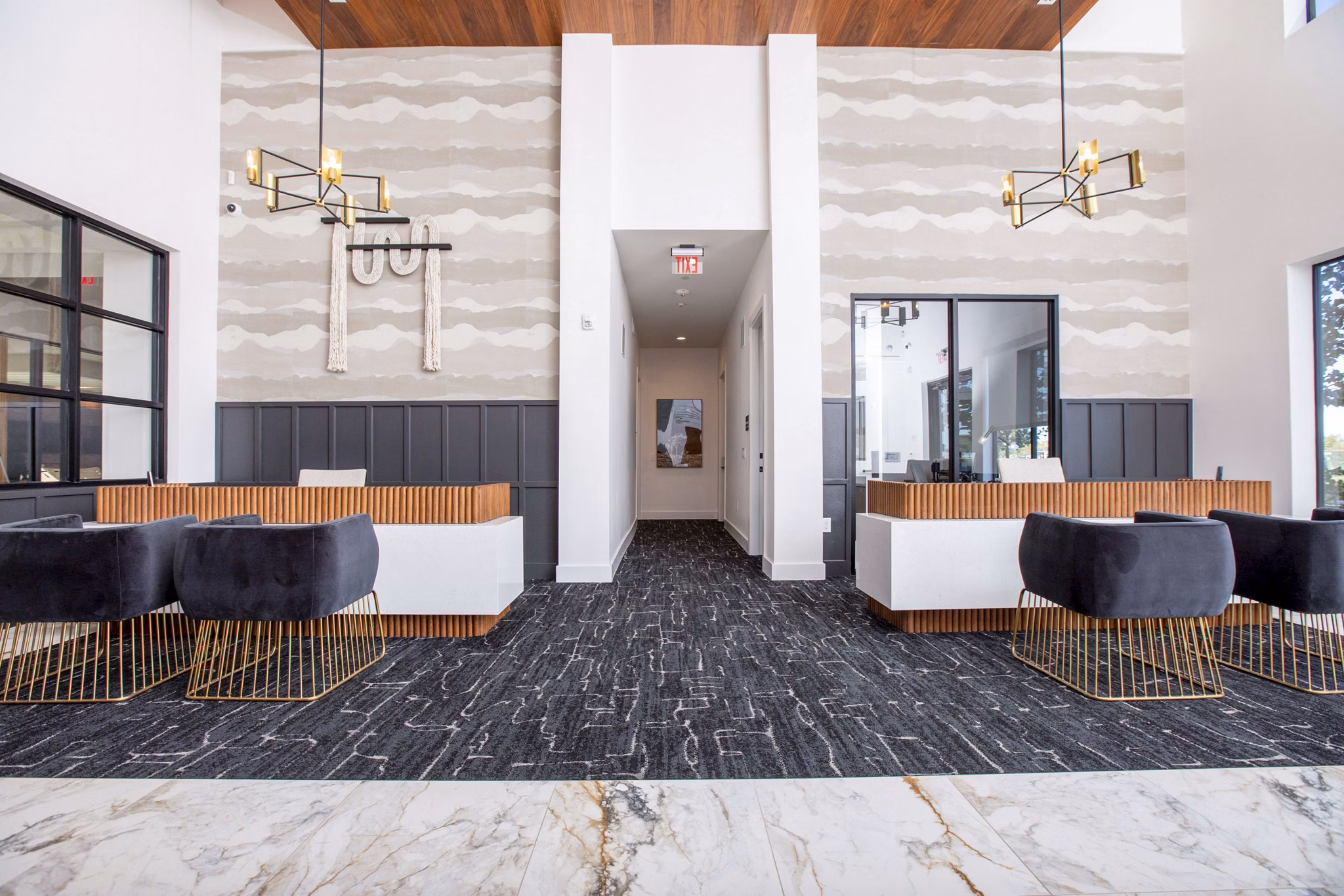 clubhouse at Lenox at the Grid Apartments