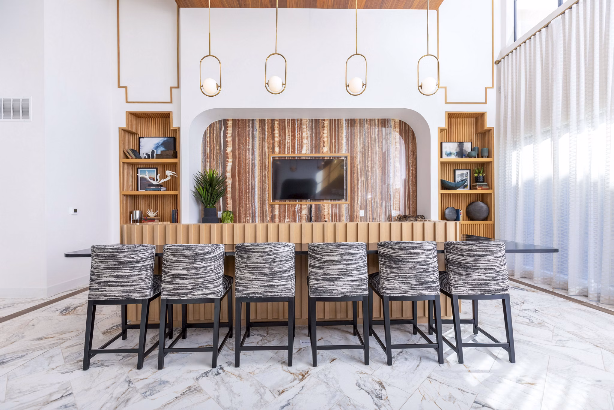 clubhouse at Lenox at the Grid Apartments