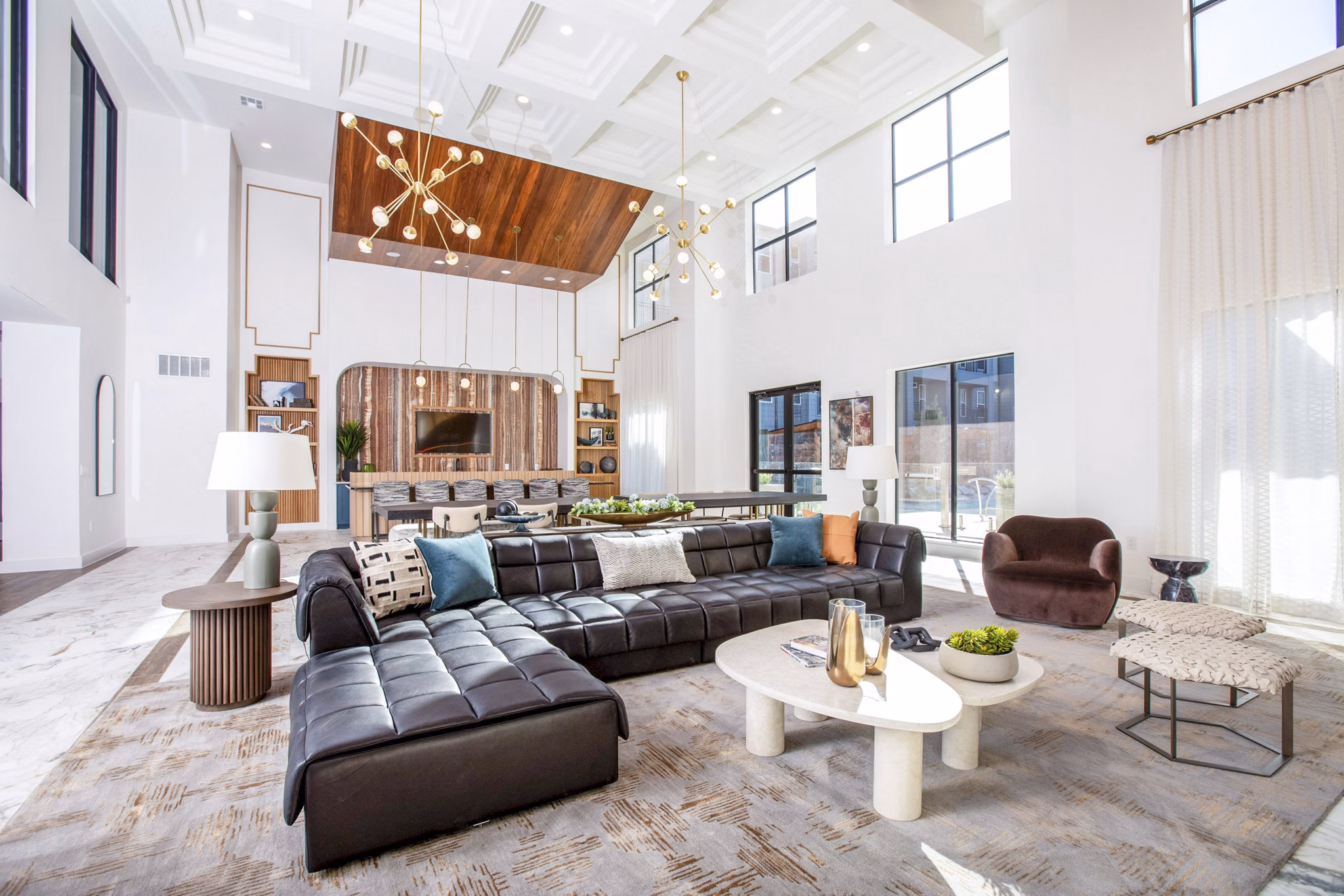 clubhouse at Lenox at the Grid Apartments