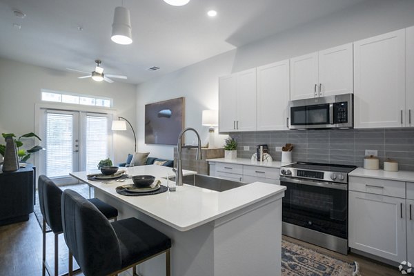 kitchen at Lenox at the Grid Apartments