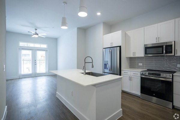 kitchen at Lenox at the Grid Apartments