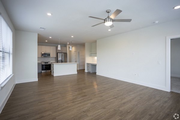 living room at Lenox at the Grid Apartments