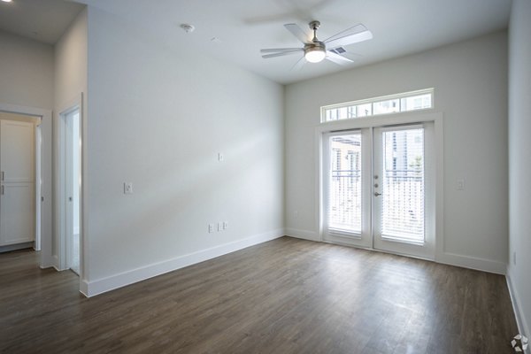 living room at Lenox at the Grid Apartments