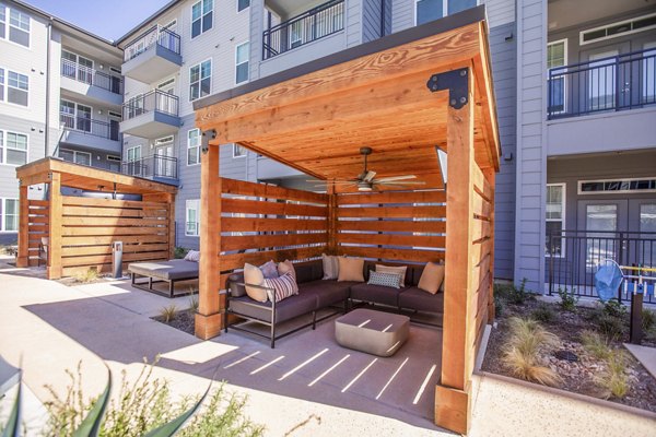 pool patio/cabana at Lenox at the Grid Apartments