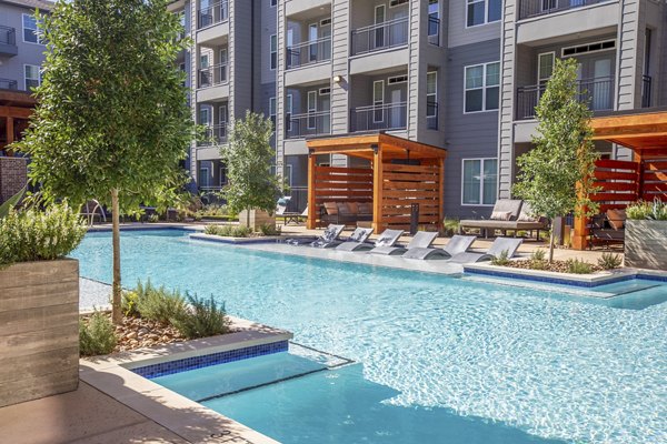 pool at Lenox at the Grid Apartments