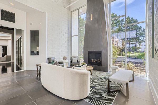 Modern clubhouse featuring luxury amenities at Avantus Apartments
