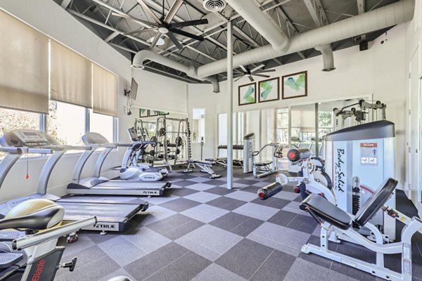 fitness center at Avantus Apartments