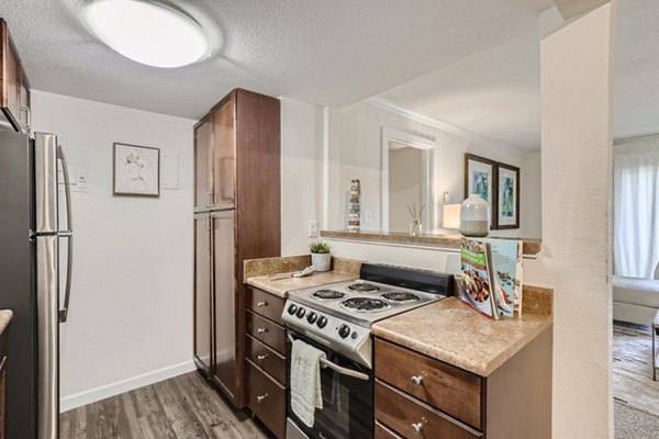 kitchen at Avantus Apartments