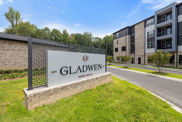 signage at Gladwen Wendell Falls Apartments