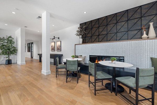 Modern lobby with stylish decor at Gladwen Wendell Falls Apartments