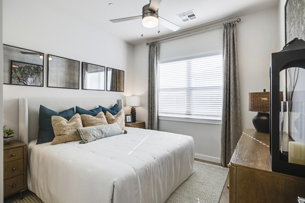 bedroom closet at Yardly Elevon Apartments