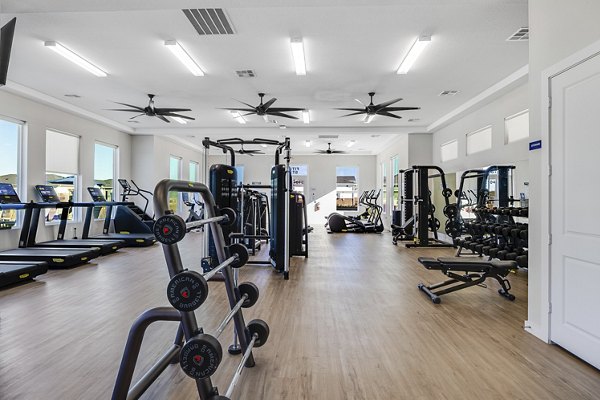 fitness center at Yardly Elevon Apartments 