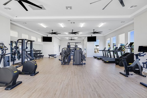 fitness center at Yardly Elevon Apartments 