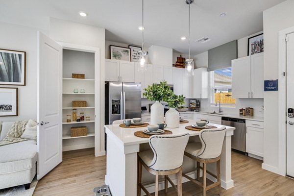 kitchen at Yardly Elevon Apartments 