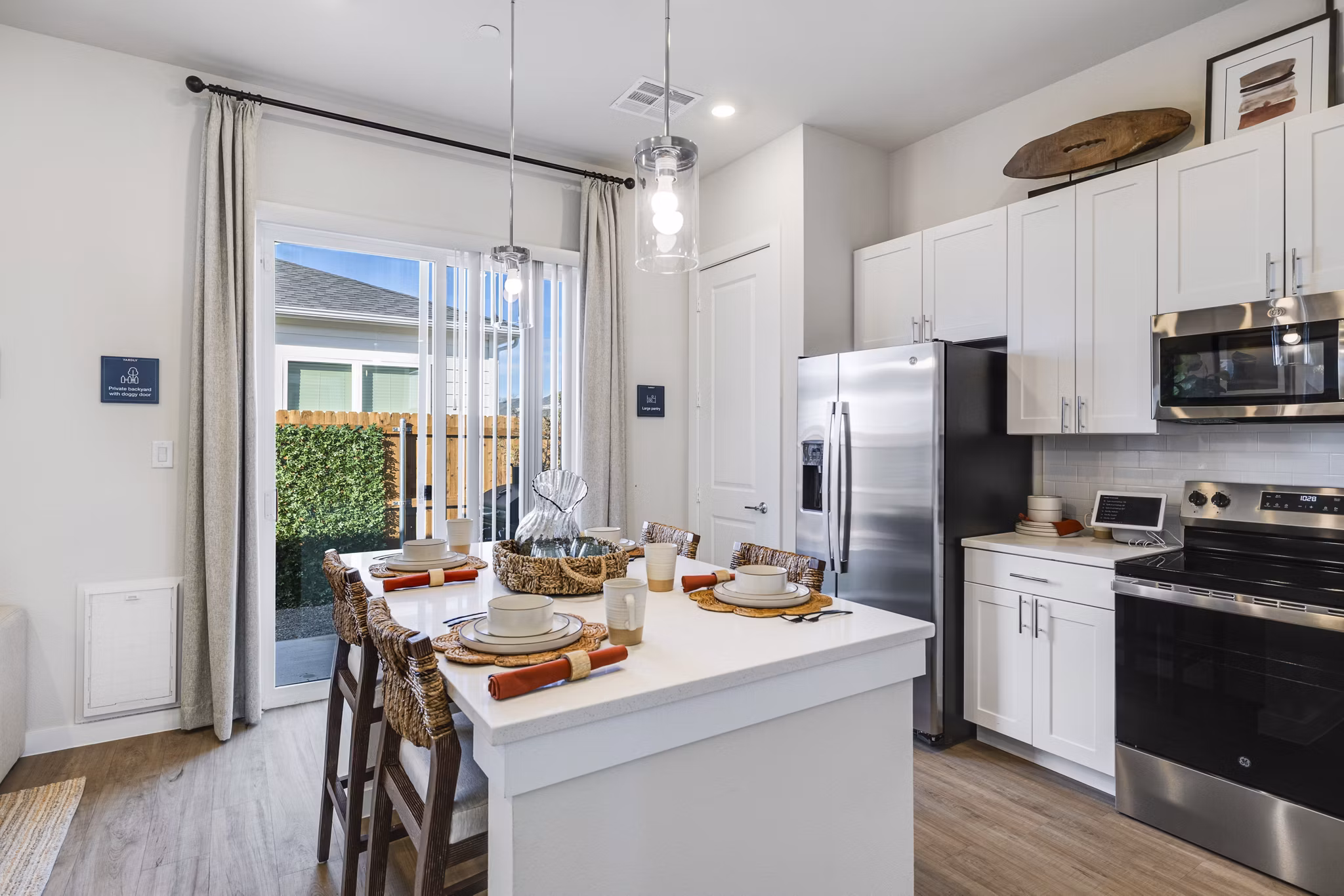 kitchen at Yardly Elevon Apartments 