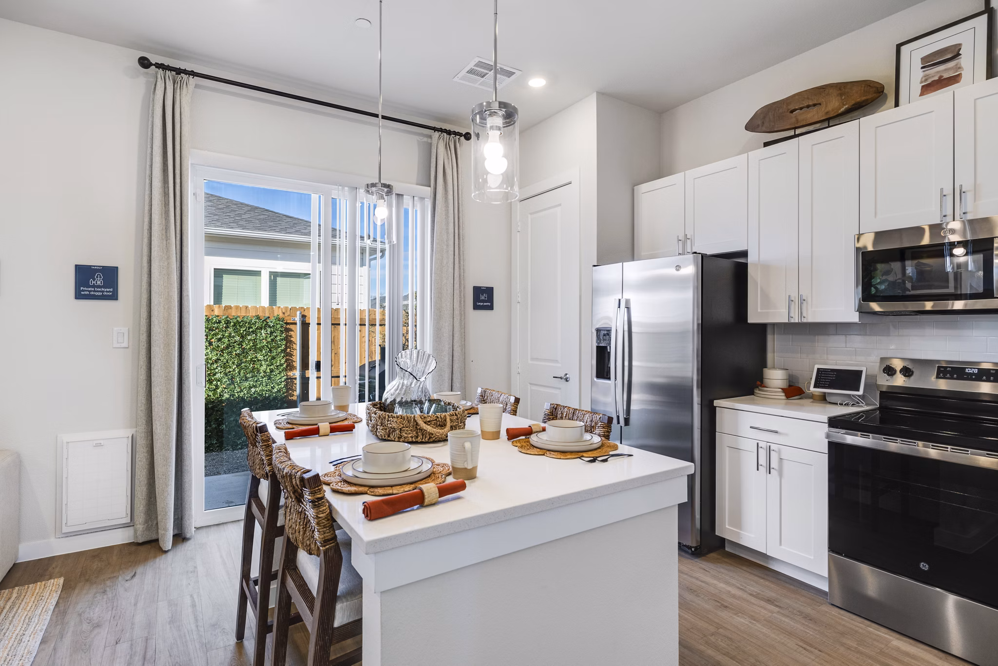 kitchen at Yardly Elevon Apartments 