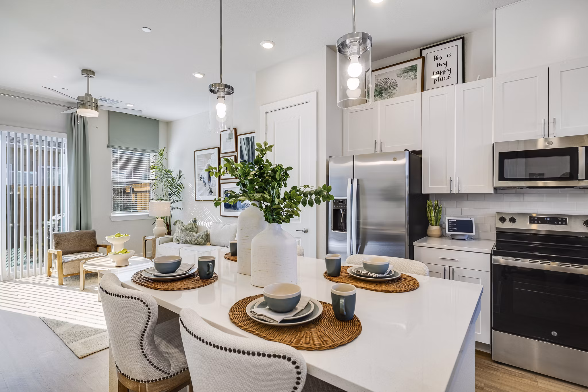 kitchen at Yardly Elevon Apartments 