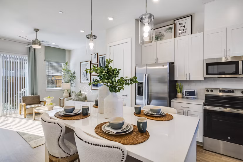 kitchen at Yardly Elevon Apartments 