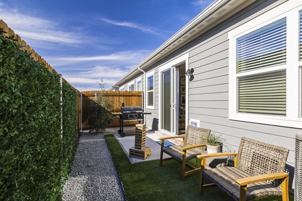 patio at Yardly Elevon Apartments 