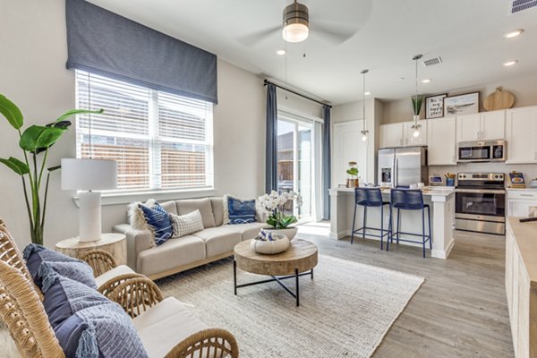 living room at Yardly Elm Apartments