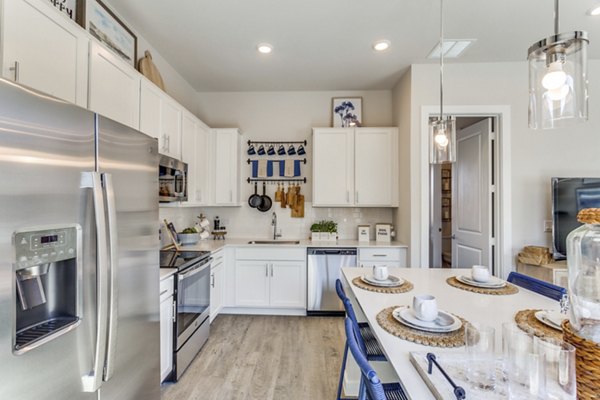 kitchen at Yardly Elm Apartments