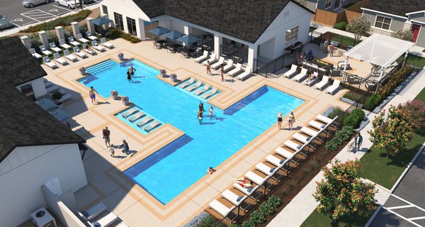 pool at Yardly Elm Apartments