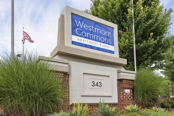 signage at Westmont Commons Apartments