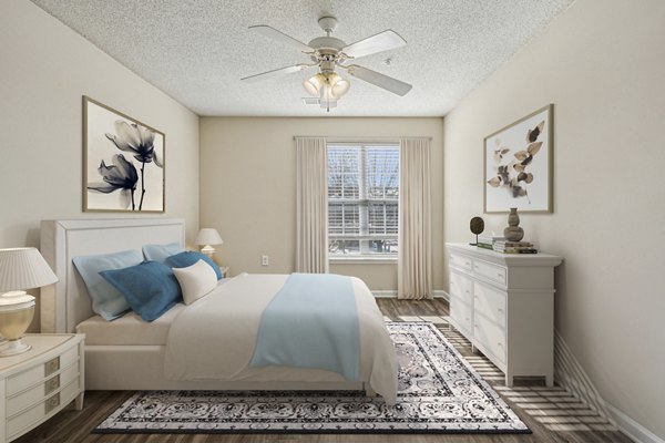 bedroom at Westmont Commons Apartments