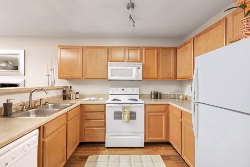 kitchen at Westmont Commons Apartments 