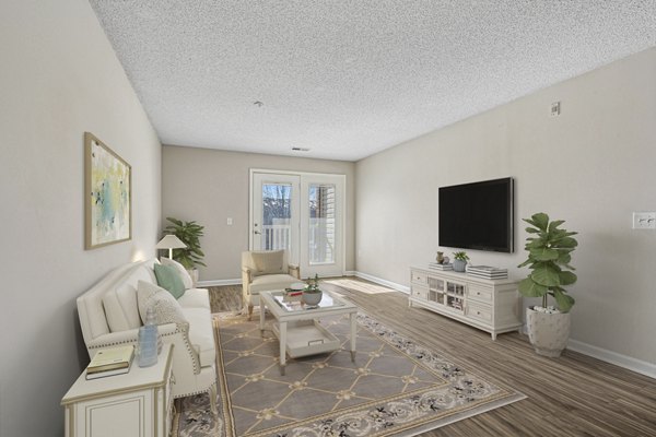 living room at Westmont Commons Apartments 