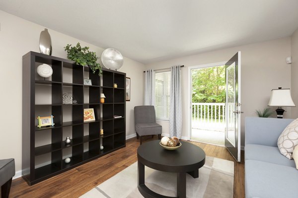 living room at Westmont Commons Apartments 
