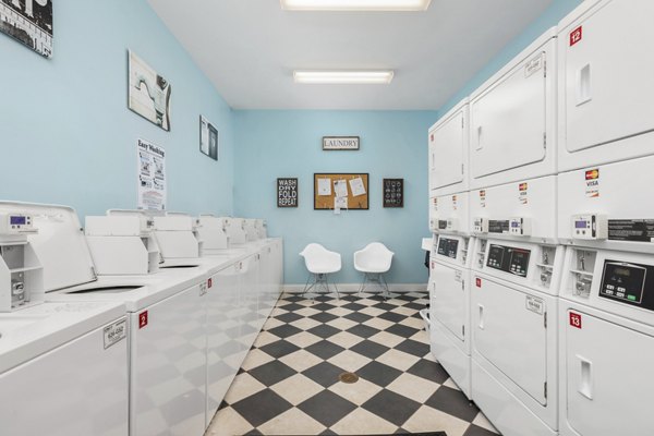 laundry room at Westmont Commons Apartments 