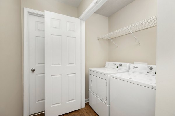 laundry room at Westmont Commons Apartments