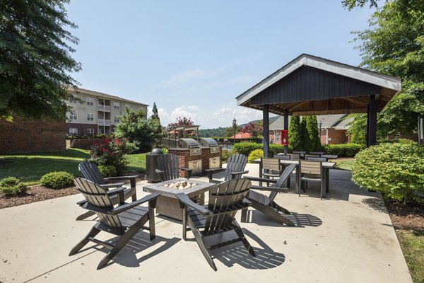 grill area at Westmont Commons Apartments 