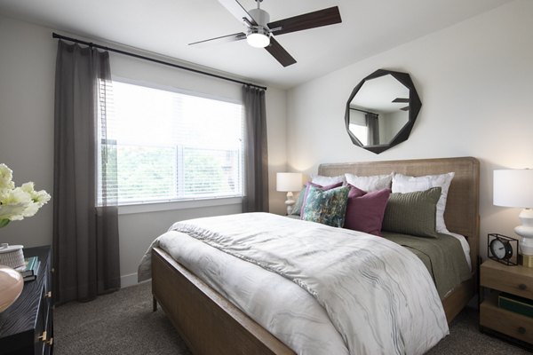 bedroom closet at Broadstone EADO Apartments