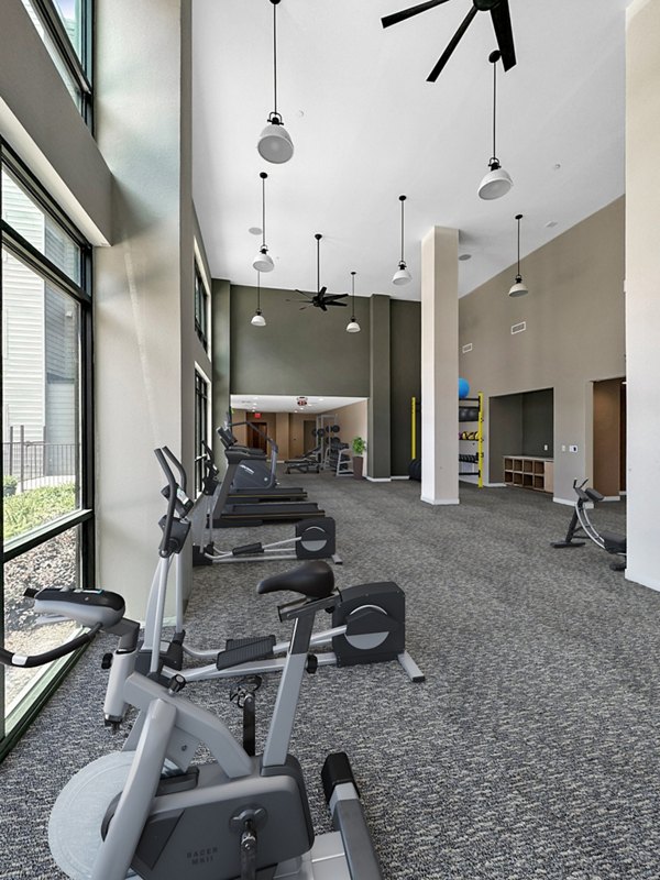 fitness center at Broadstone EADO Apartments